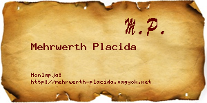 Mehrwerth Placida névjegykártya